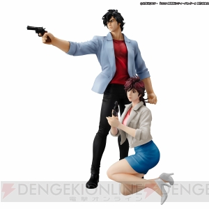 『劇場版シティーハンター』冴羽リョウと槇村香が銃を構える姿でフィギュア化。予約受付が開始