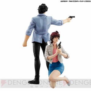 『劇場版シティーハンター』冴羽リョウと槇村香が銃を構える姿でフィギュア化。予約受付が開始