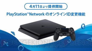 PSNのオンラインID変更機能が4月11日より提供。PS4、WEBブラウザ、『PS App』から使用しているIDを変更可能