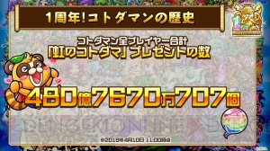 『コトダマン』1周年で最大416回ガチャが無料に！ 悠木碧さんや中村悠一さんボイスの新コトダマンも登場