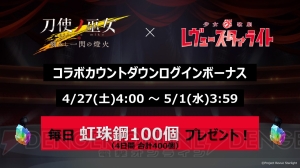 『とじとも』×『レヴュースタァライト』コラボ決定。ログインすると★4サポート“可奈美＆華恋”もらえる