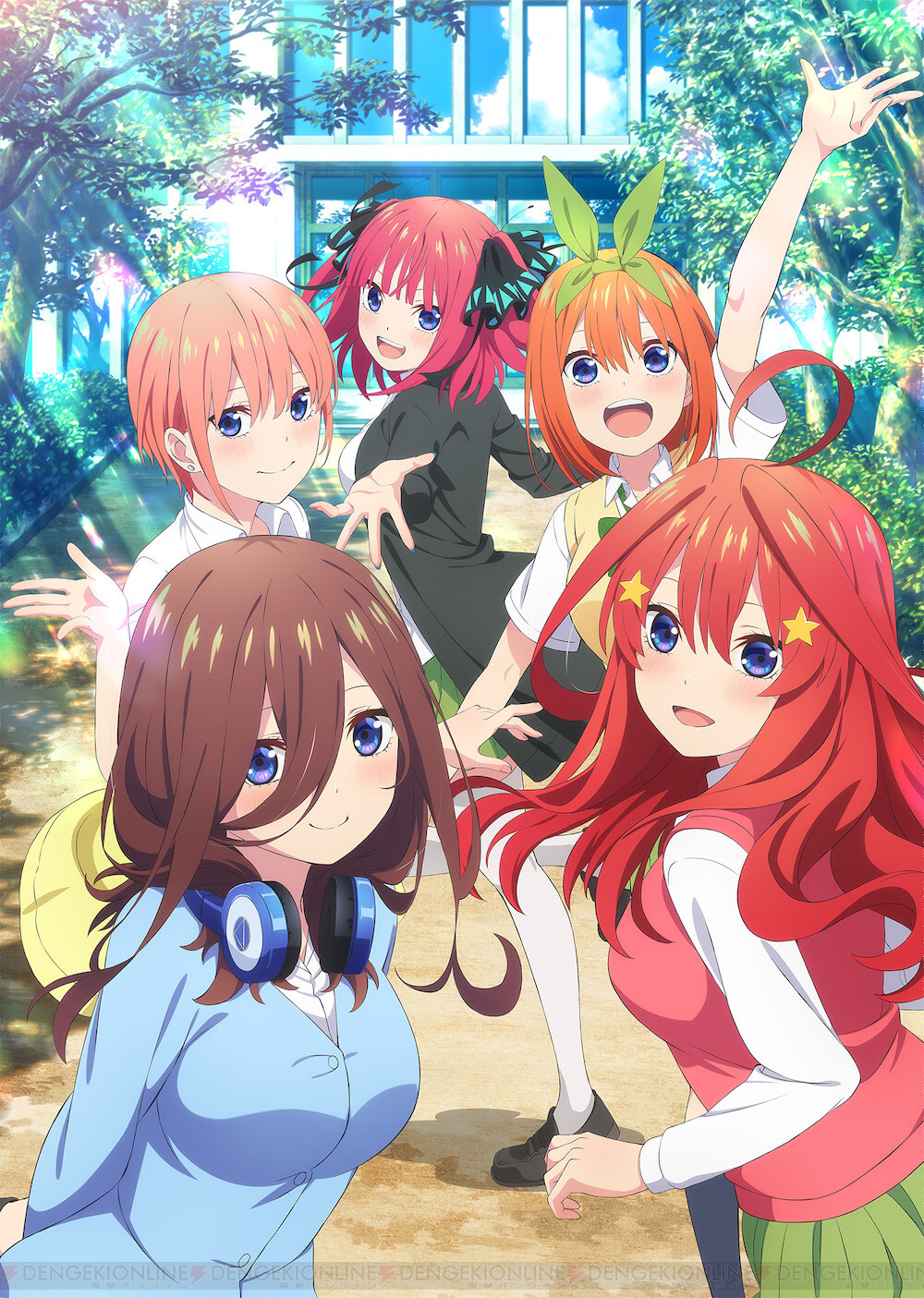 アニメ『五等分の花嫁∽』五つ子の水着姿が予告映像でいち早く公開