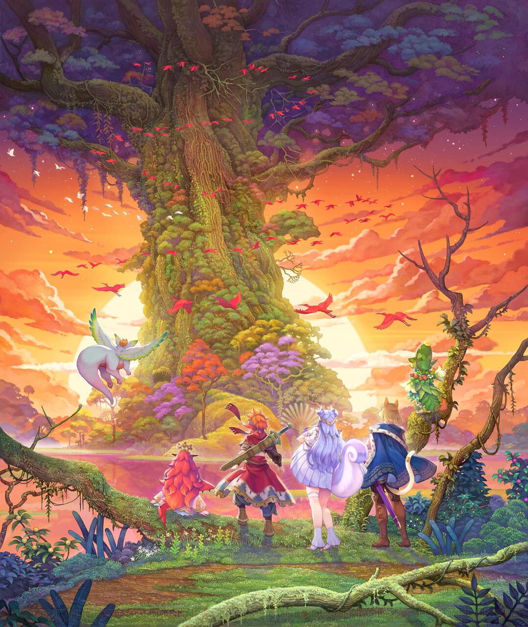 聖剣伝説』シリーズ最新作『聖剣伝説 VISIONS of MANA』が発表。セミオープンフィールドでスピード感のあるバトルが楽しめる - 電撃オンライン