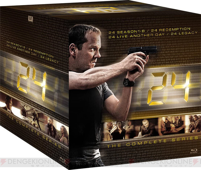 ジャック・バウアーの活躍をまるごと収めた海外ドラマ『24』BD BOXが28