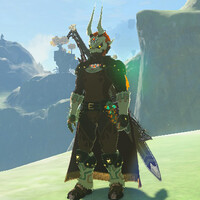 ティアキン：リンク、怖がられる。ガイコツ変装でみんなに会ってみた【ゼルダ ティアーズ オブ ザ キングダム日記＃51】