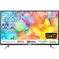 『TCL 50P618 50V型 4K 液晶テレビ』