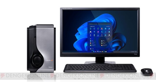 コンパクトで個性的なデザインのパソコン工房第13世代インテルCPU搭載ゲーミングPC - 電撃オンライン