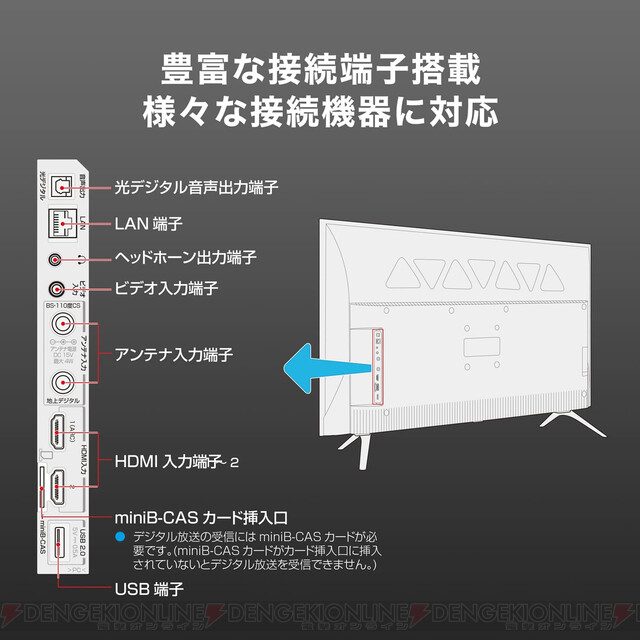 ネット動画対応のハイビジョン液晶テレビ32V型がお手頃価格！【Amazon