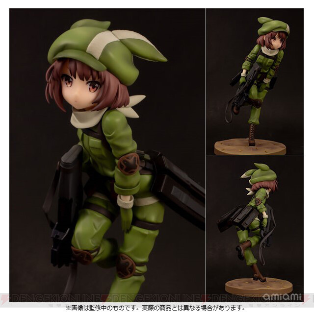 Ggo レンが緑の戦闘服姿でフィギュア化 電撃オンライン