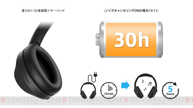 Sony 業界最高ノイキャン搭載第4世代ワイヤレスヘッドホン 電撃オンライン