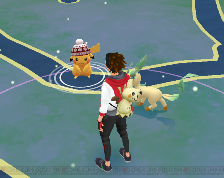 ポケモンgo ニット帽ピカチュウがかわいすぎる 冬仕様のポケモンたちが出現中 電撃オンライン