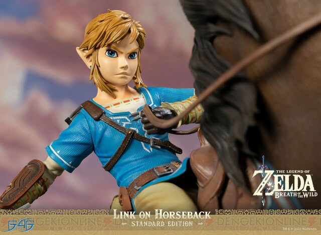 全長56cm！『ゼルダの伝説 BotW』大馬にまたがるリンクのフィギュアが