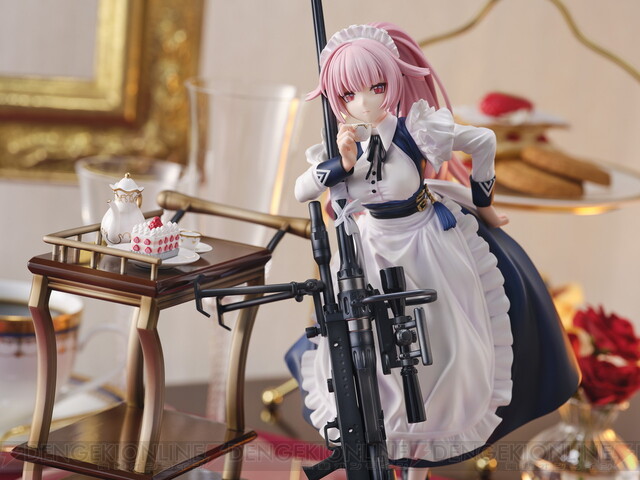 ドルフロ』メイド服姿の“NTW-20 貴族体験館”がフィギュアに！ - 電撃