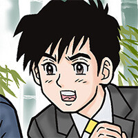 『歪んだ竹灯篭』