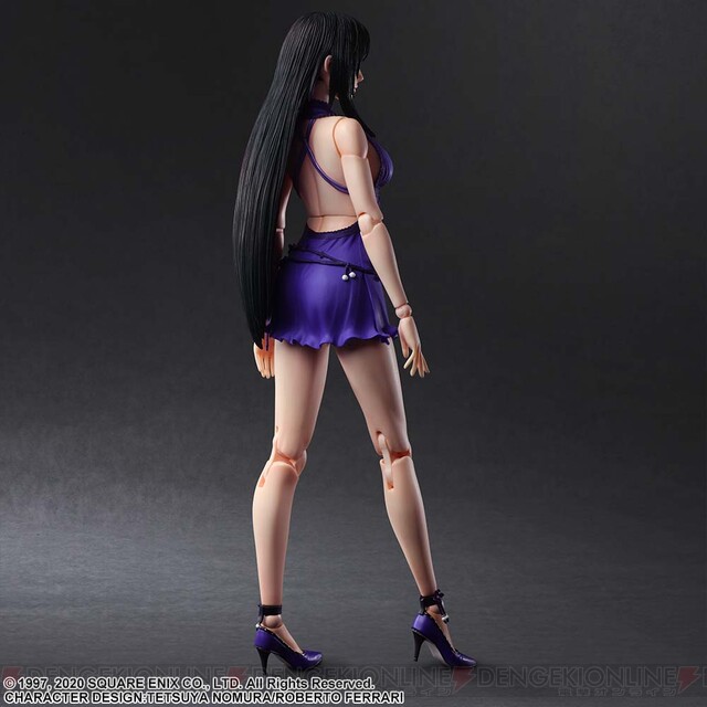 FFVII リメイク』ドレス姿が麗しいティファのフィギュアが登場 - 電撃