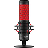 『HyperX QuadCast スタンドアロンマイク HX-MICQC-BK』