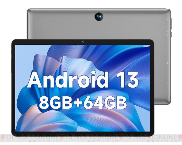 Android 12 タブレット 10コア 10.1インチ 薄型 軽量 黒