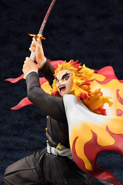 鬼滅の刃 日輪刀を構える炎柱 煉獄杏寿郎フィギュアが登場 電撃オンライン