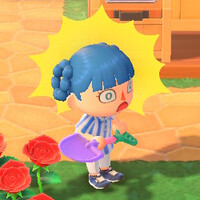 あつ森_青バラチャレンジ