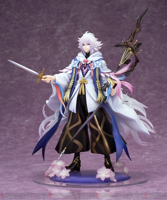 FGO』より花の魔術師“マーリン”が1/8フィギュアに。通常はあまり見られない背面からのカットも掲載 - 電撃オンライン