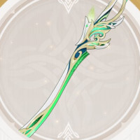 『原神』新武器・片手剣“萃光の裁葉”