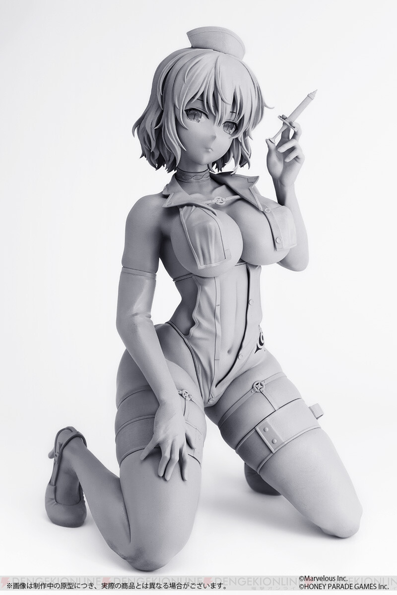 画像1 3 閃乱カグラ New Link 日影がなんとも色っぽいナース姿でフィギュアに 原型初公開 電撃オンライン