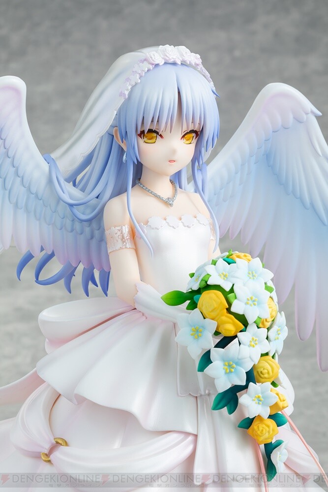 『Angel Beats！』立華かなでがウェディングドレス姿で1/7スケールフィギュア化。先行予約受付が開始 - 電撃オンライン