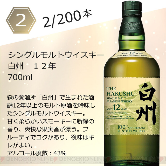 響21年、白州12年、山崎NVなどが8,800円で当たる『ウイスキーくじ』が