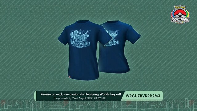 ポケモンgo Wcs22tシャツのコードが公式配信にて公開 電撃オンライン