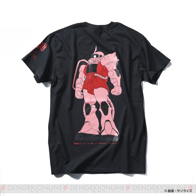 機動戦士ガンダム 赤い彗星のコラボtシャツ発売 電撃オンライン ゲーム アニメ ガジェットの総合情報サイト