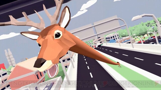 鹿が主役のスローライフ街破壊ゲーム『ごく普通の鹿のゲーム』が11/25発売！ - 電撃オンライン