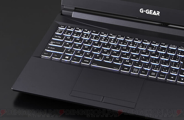 G-GEAR、狭額ベゼルの15.6インチゲーミングノートPC - 電撃オンライン