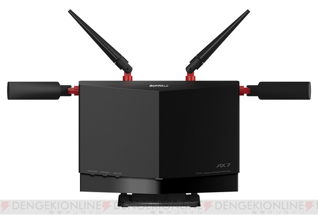 Wi-Fi6対応無線ルーターWSR-1800AX4-BKPC周辺機器