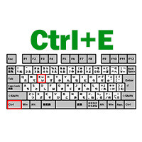 Ctrl+E