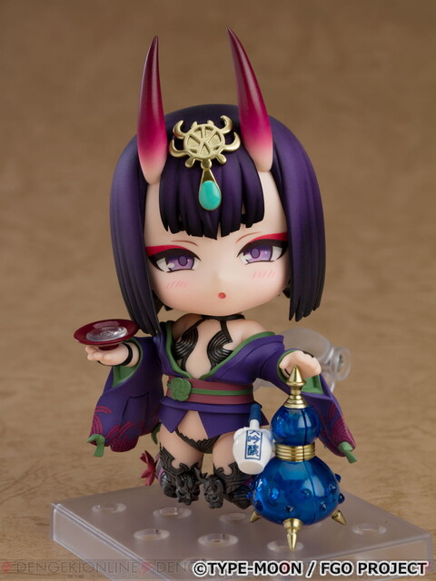 Fgo 酒呑童子がねんどろいど化 宝具をイメージしたエフェクトパーツが付属 電撃オンライン