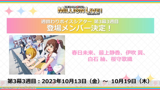 割引可品アイドルマスターミリオンライブ　2幕 3週目 特典 フィルム　A-7 その他