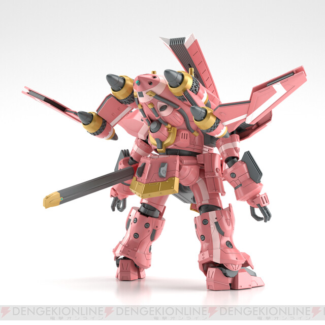 霊子戦闘機・試製桜武 (天宮さくら機）』は背面武装の展開も再現。初穂 