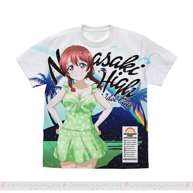 『スクスタ』虹ヶ咲学園スクールアイドル同好会の水着フルグラTシャツが登場！ - 電撃オンライン