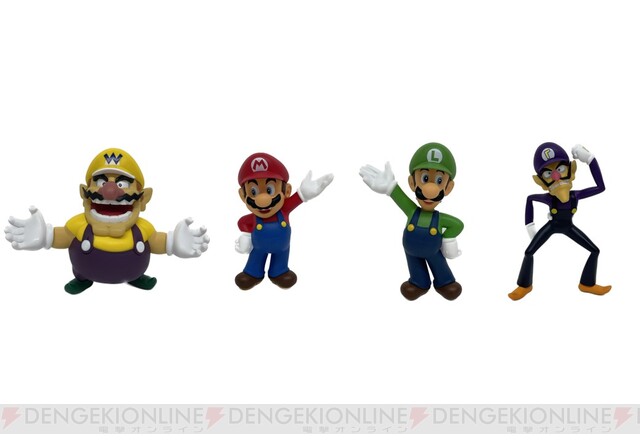 スーパーマリオ』マリオ、ルイージ、ワリオ、ワルイージのハイクオリティフィギュアが登場！ - 電撃オンライン