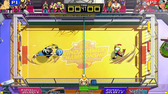 名作復活！ 『Windjammers 2 - フライング・パワー・ディスク』本日 