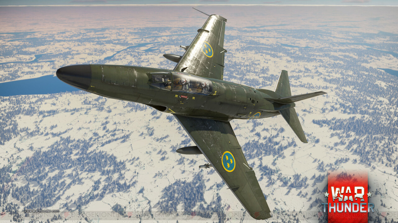 ウォーサンダー スウェーデン空軍ツリーが実装 電撃オンライン