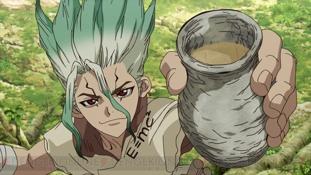 アニメ Dr Stone 2話あらすじ 霊長類最強の高校生復活 電撃オンライン