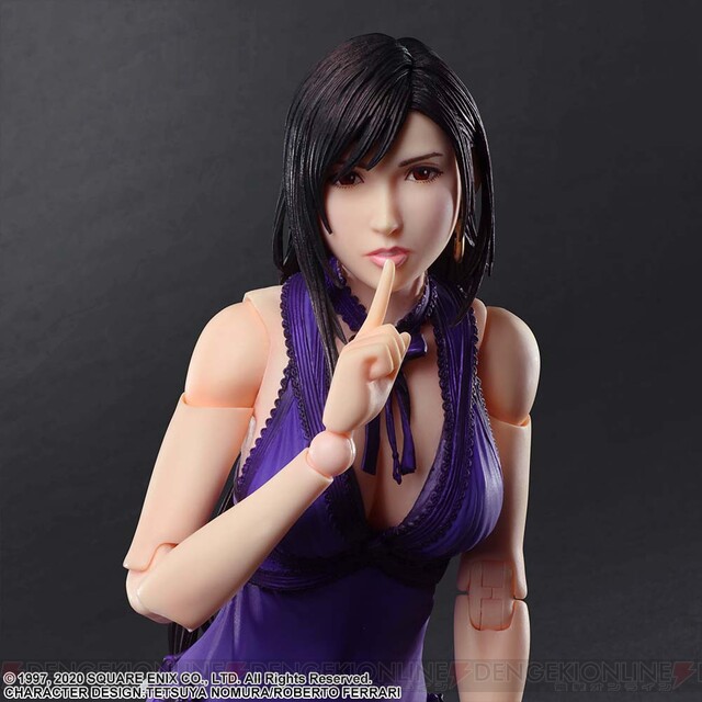 FFVII リメイク』ドレス姿が麗しいティファのフィギュアが登場 - 電撃