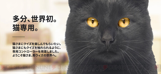 黒猫のウィズ ホリ全面協力で猫用スマホ向けコントローラーを発売決定 電撃オンライン