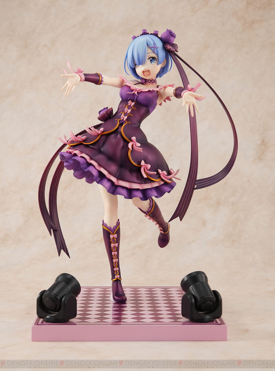 リゼロ ラム レムの新フィギュアがアイドルチックな衣装で超かわいい 電撃オンライン