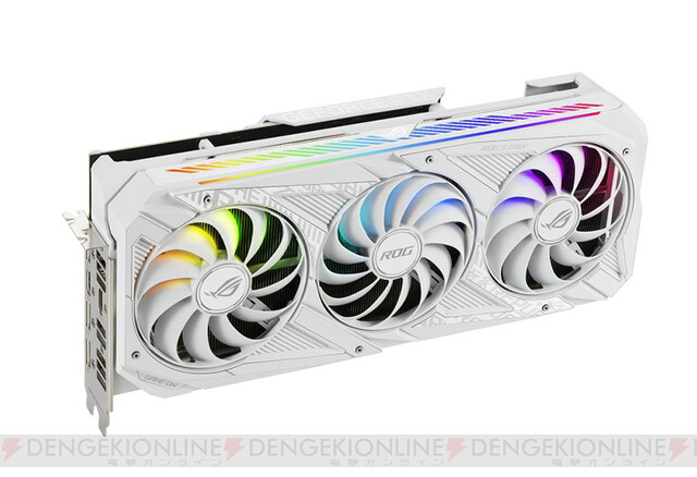 GeForce RTX 3070搭載、3連ファン採用ホワイトビデオカード発売 - 電撃 ...