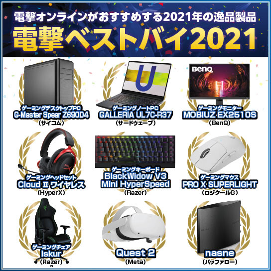 電撃ベストバイ2021