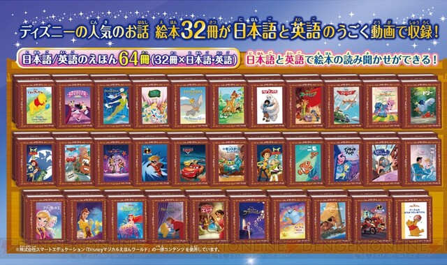 Dream Switch2』ディズニー絵本を楽しく読み聞かせ。日本語の声優は