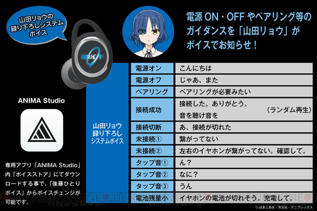 ぼっち・ざ・ろっく！』後藤ひとりのボイス搭載ワイヤレスイヤホンが7 ...