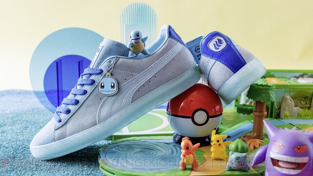 ポケモンとPUMAがコラボ！ ピカチュウたちがモチーフのスニーカーやT